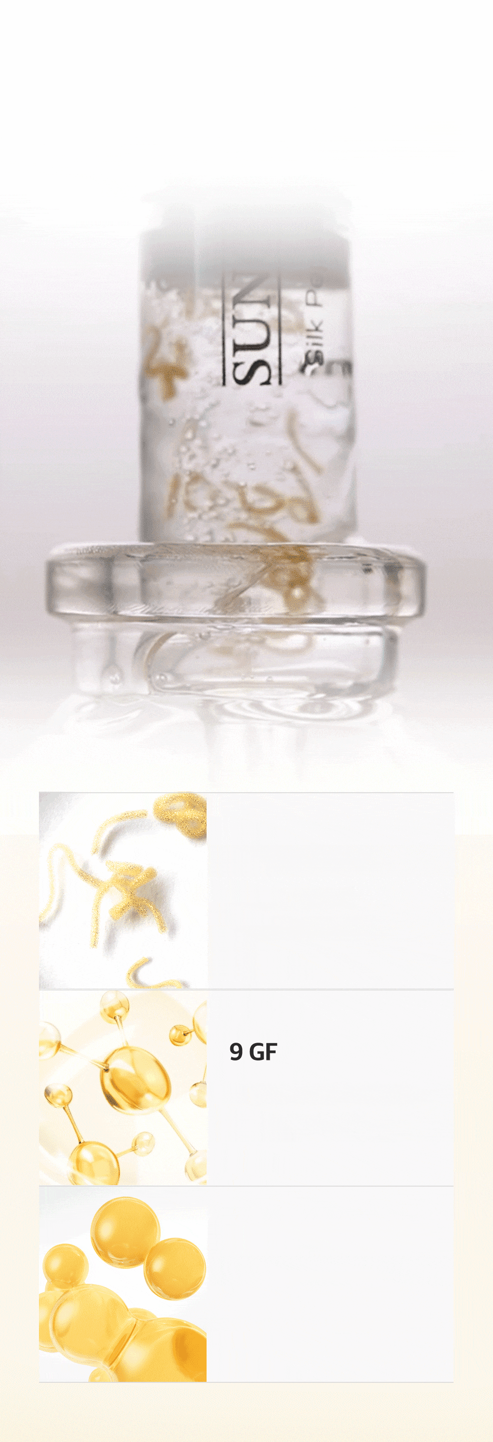 SUNGBOON EDITOR Silk Peptide EGF Heart Fit Volume Lifting Ampoule 40ml
