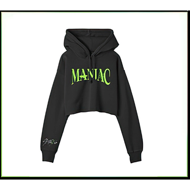 STRAY KIDS 2nd World Tour MANIAC Crop Hoodie