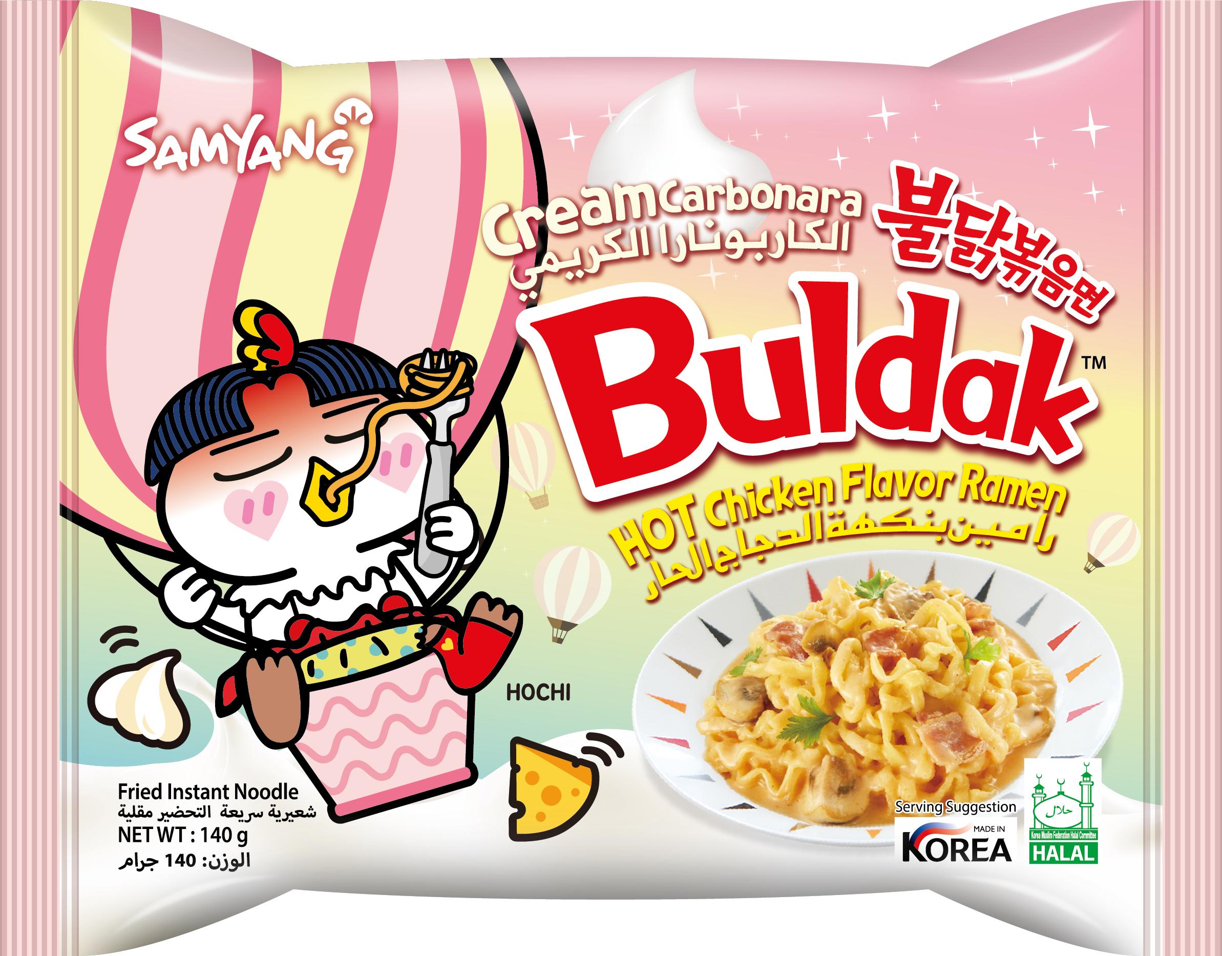 Buldak Cream Carbonara Ramen