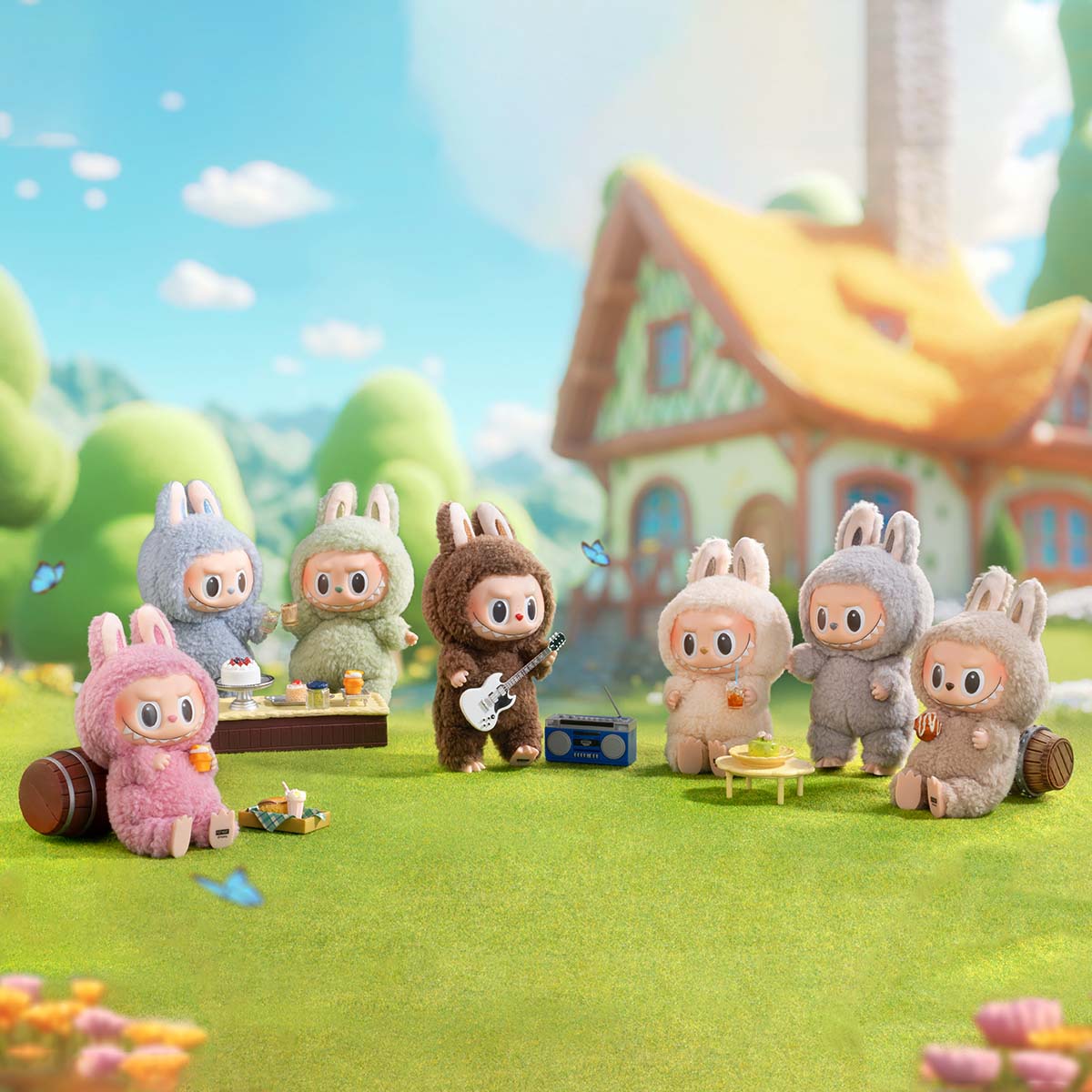 THE MONSTERS - Exciting Macaron Vinyl Face Blind Box (LABUBU)