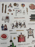 Korean Cultural Sticker Pack