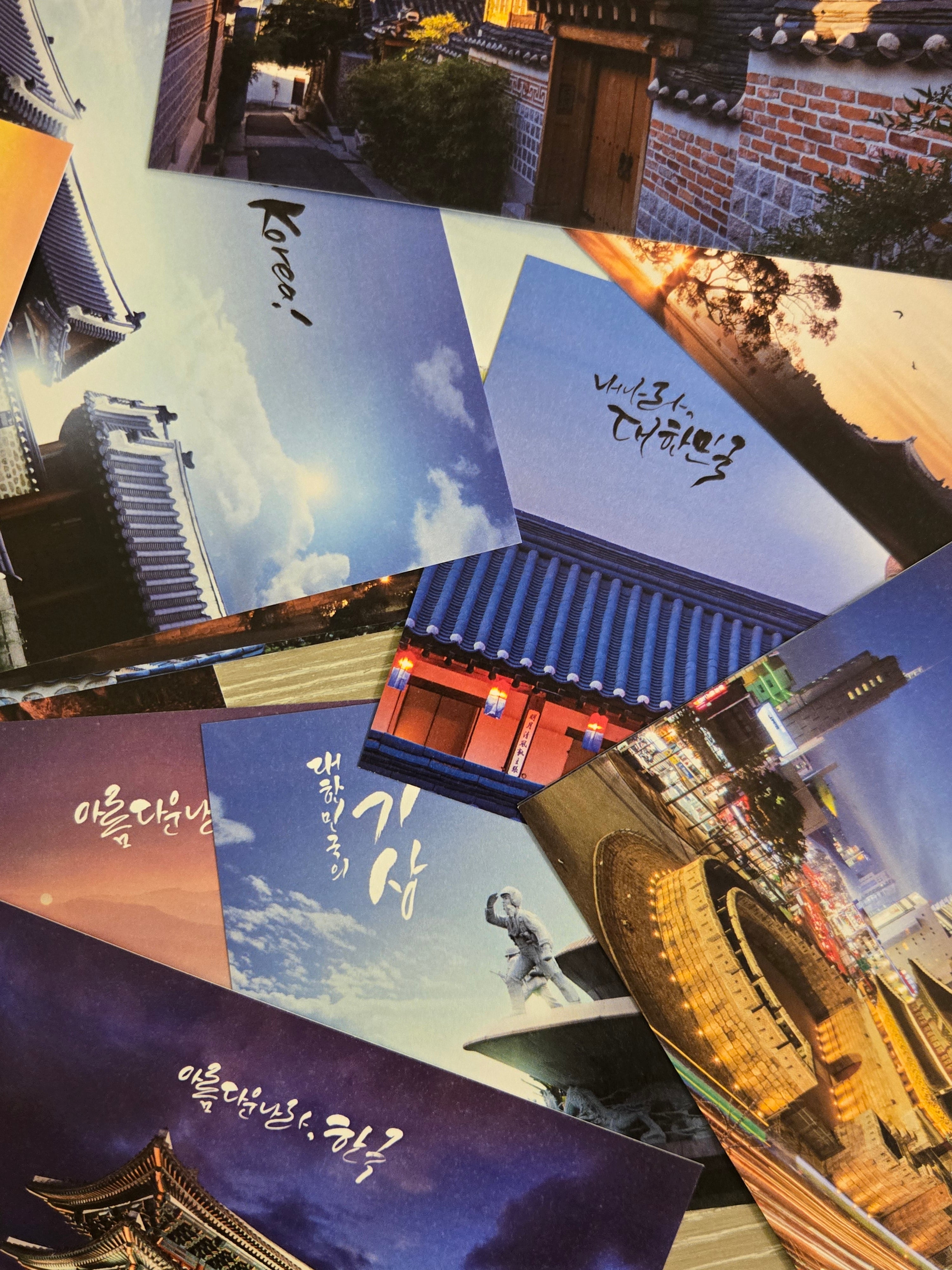 Korean Traditional Landmarks Postcard