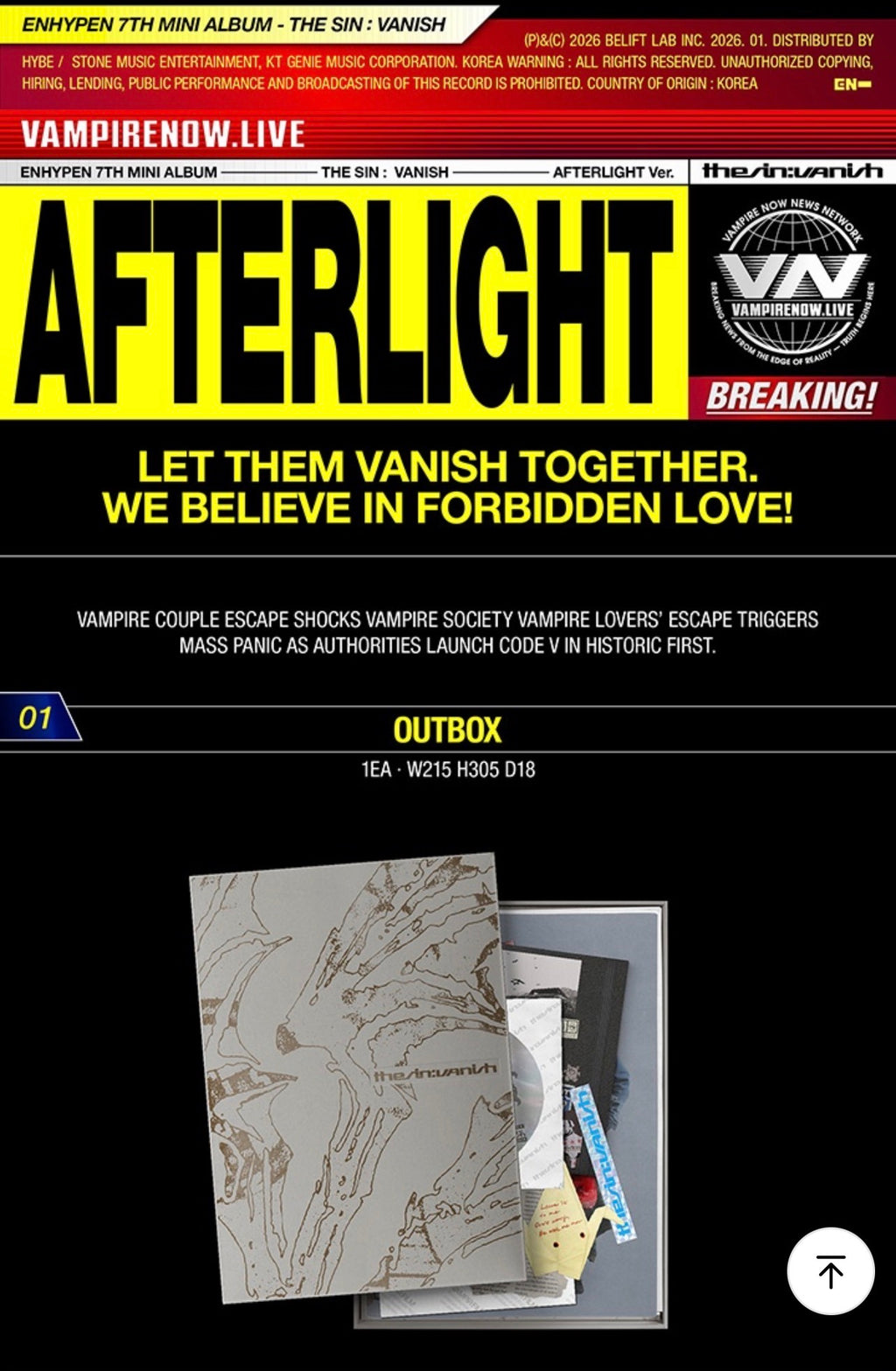 ENHYPEN THE SIN: VANISH