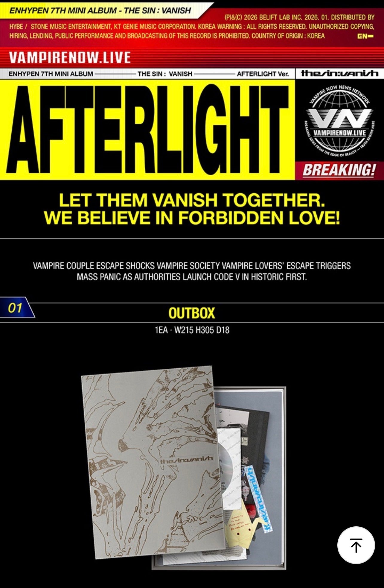 ENHYPEN THE SIN: VANISH