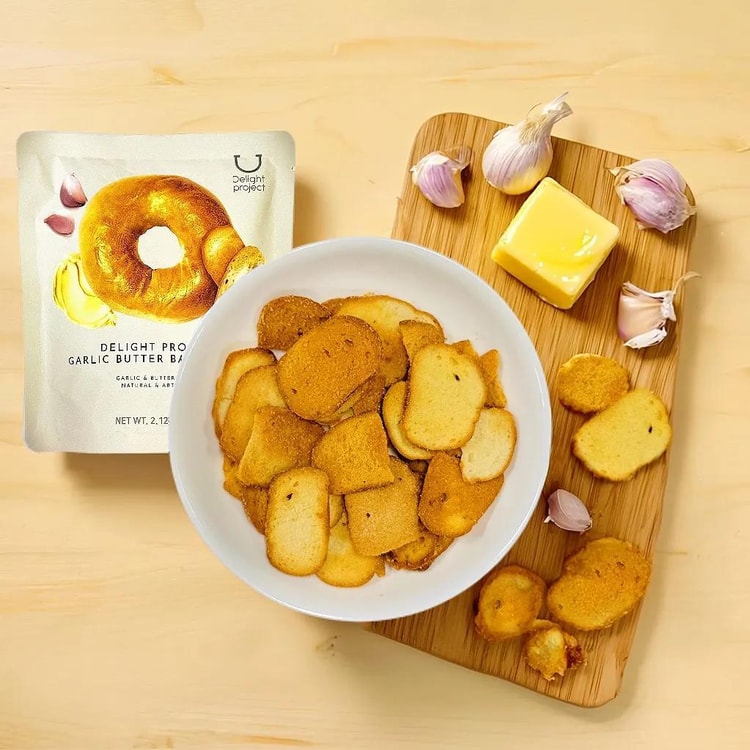 Butter Garlic Bagel Chips