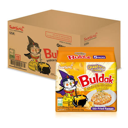 Buldak Quattro Cheese Carton [40 Packs]