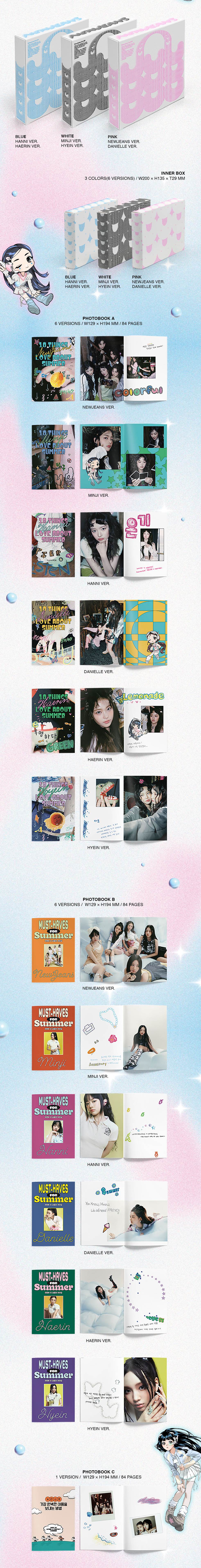 NEWJEANS - GET UP 2ND EP ALBUM BUNNY BEACH BAG VER