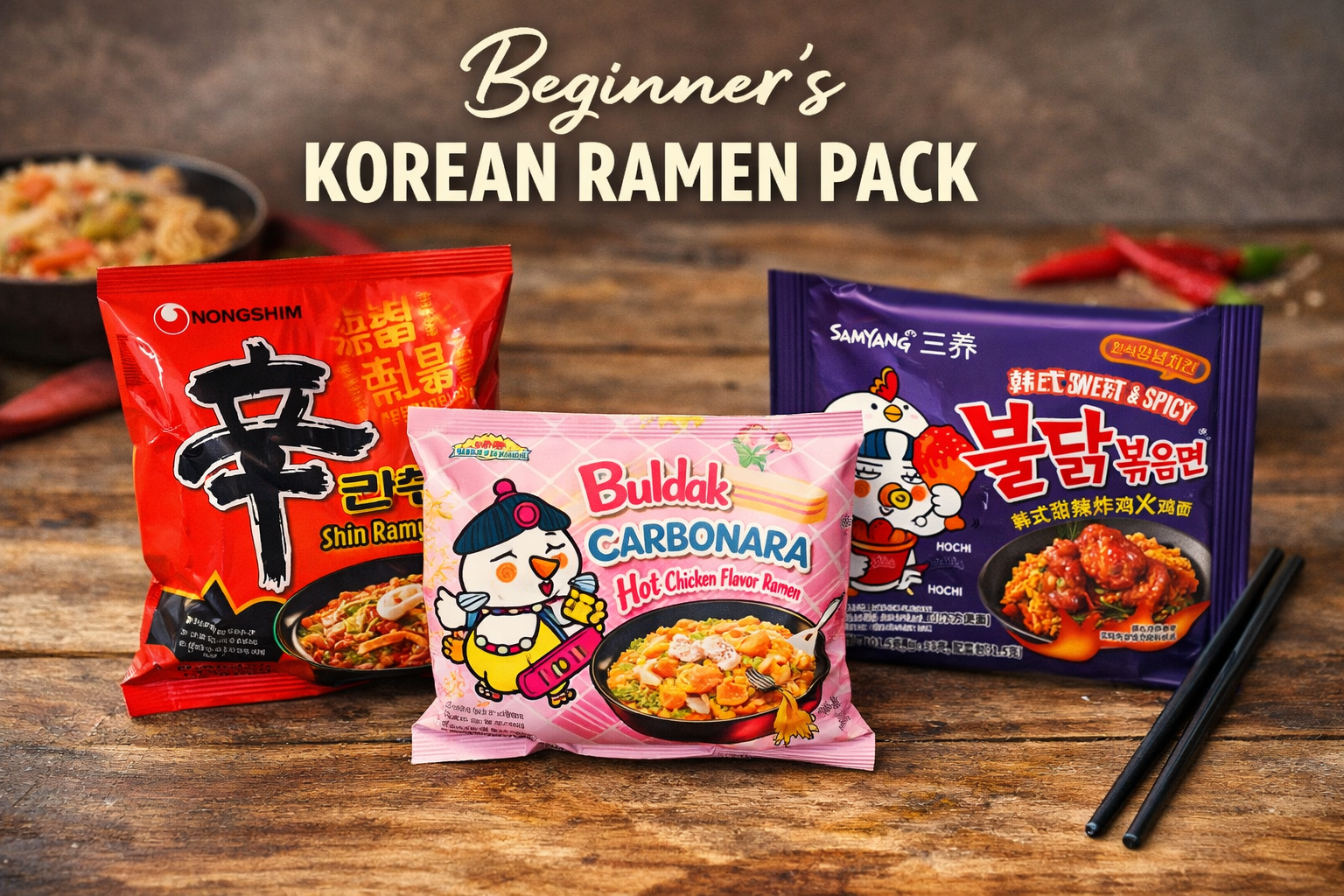 Beginner's Korean Ramen Pack