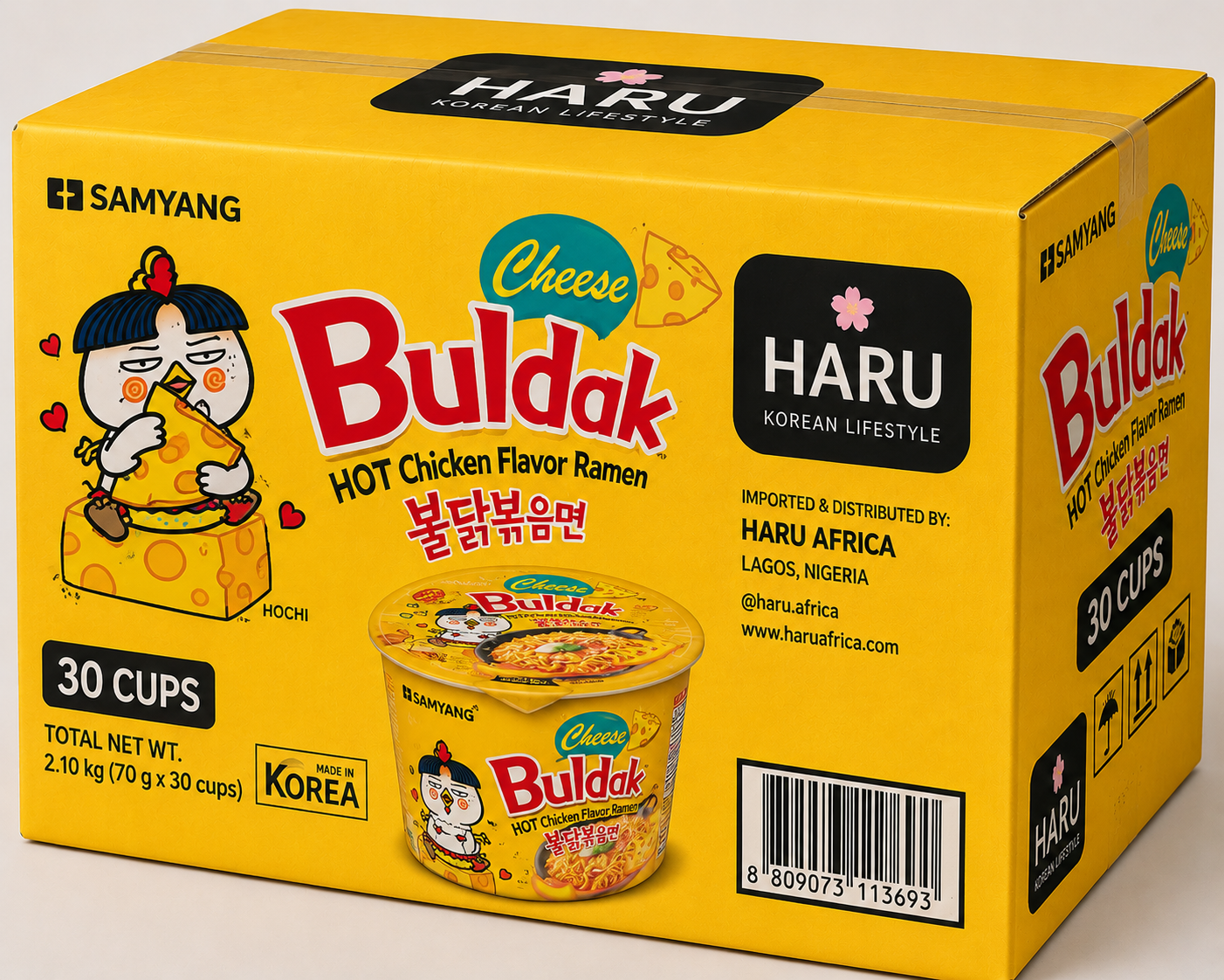 Buldak Cheese Carton [30 cups]