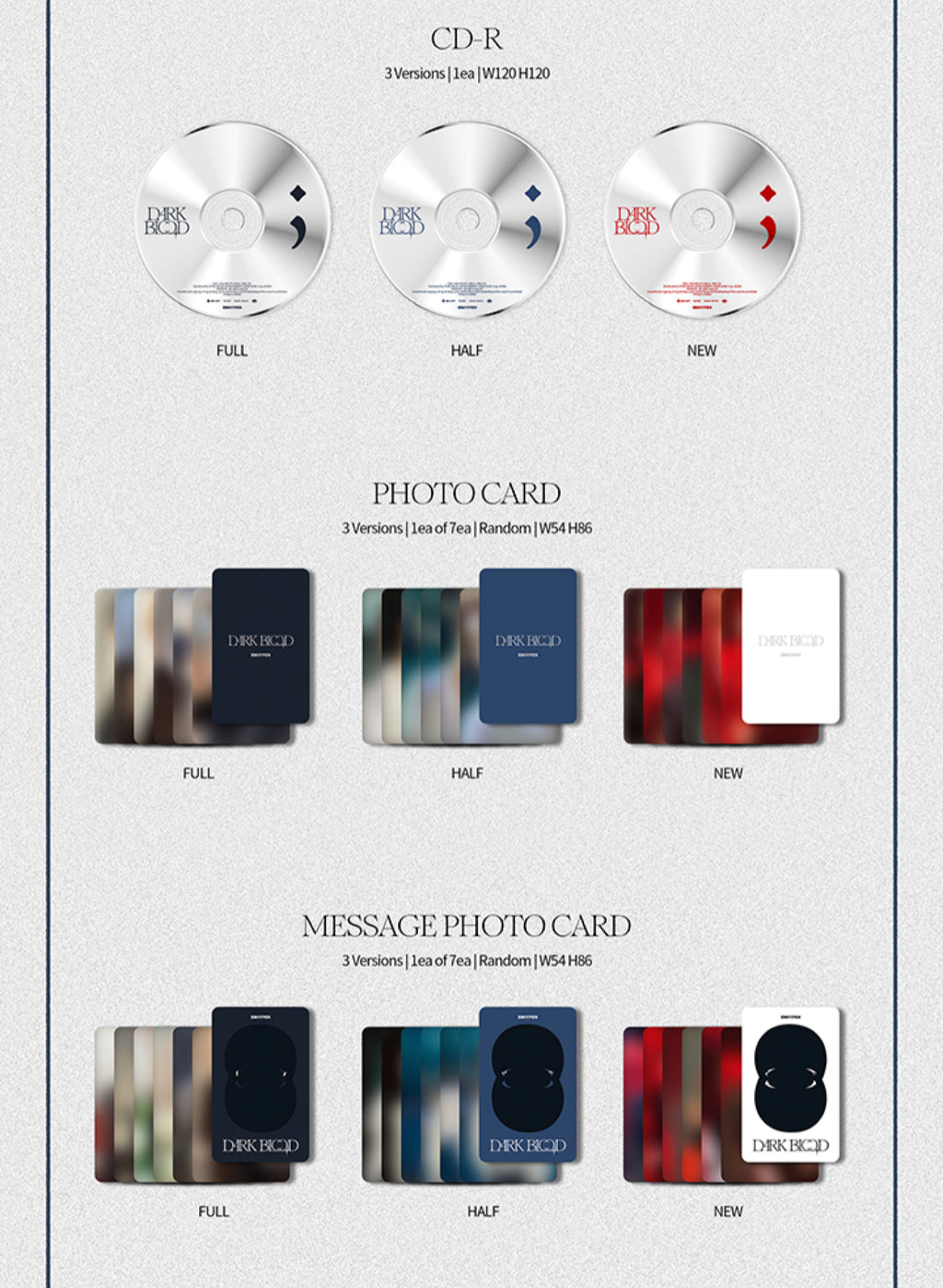 ENHYPEN - DARK BLOOD ALBUM