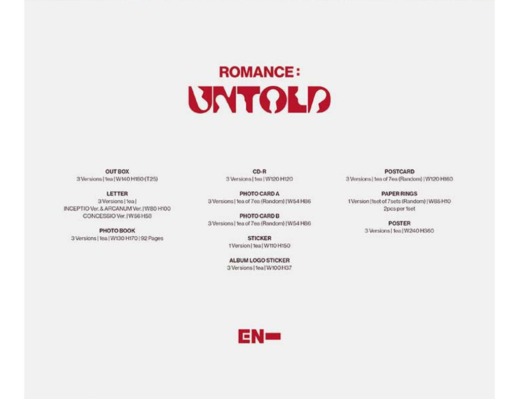 ENHYPEN - ROMANCE: Untold