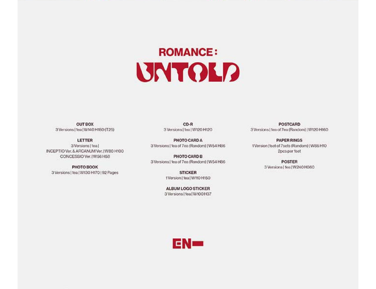 ENHYPEN - ROMANCE: Untold