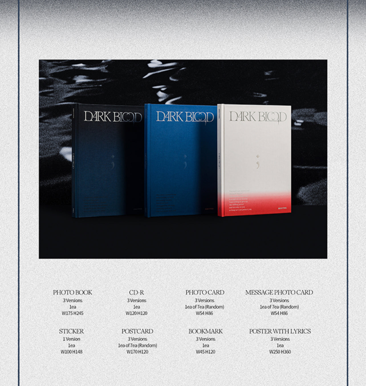 ENHYPEN - DARK BLOOD ALBUM