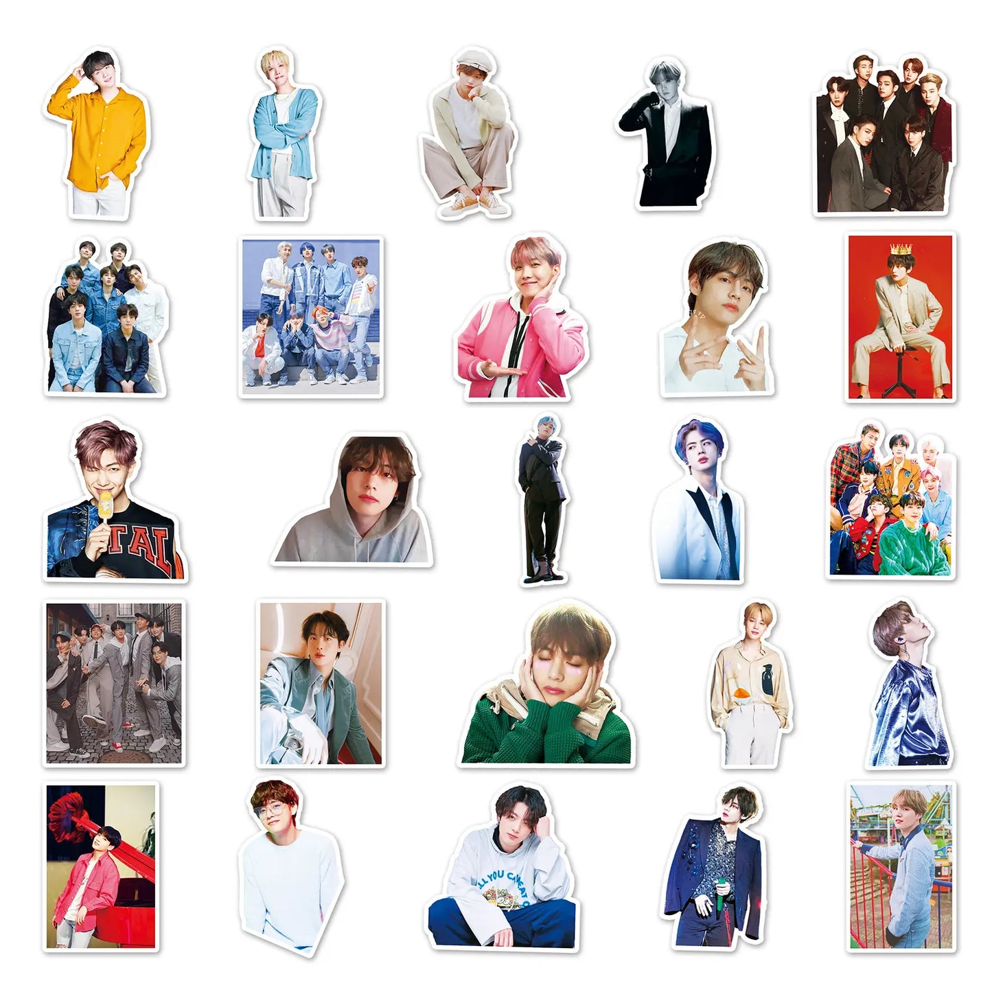 BTS DECORATIVE STICKERS SET