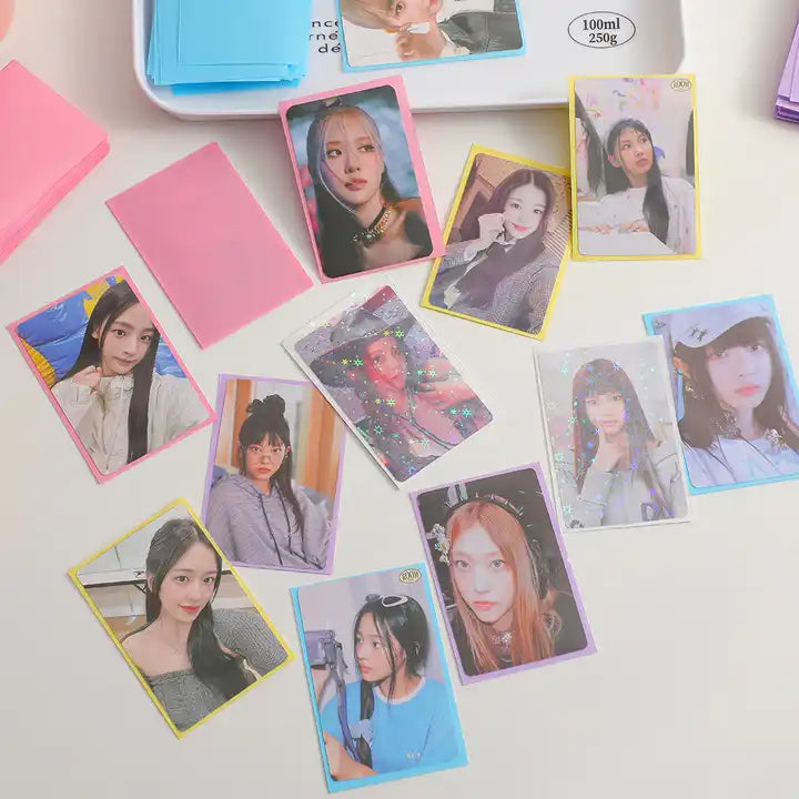 COLORED PHOTO CARD HOLDERS