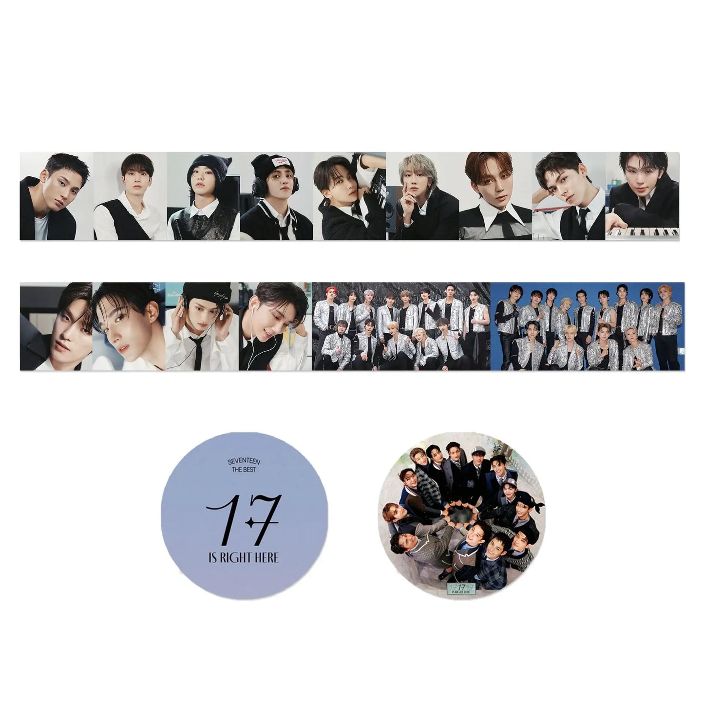 SEVENTEEN 17 IS RIGHT HERE DECORATIVE MASKING TAPE