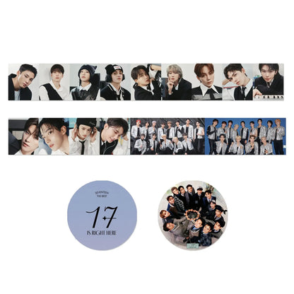 SEVENTEEN 17 IS RIGHT HERE DECORATIVE MASKING TAPE