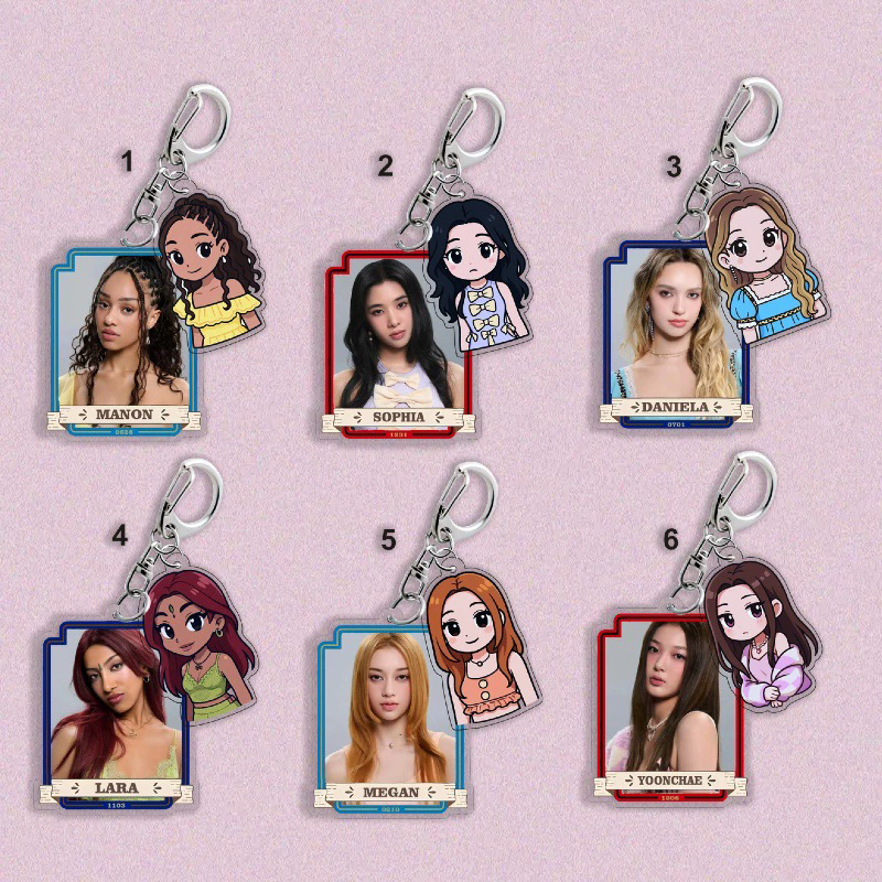 KATSEYE ACRYLIC KEYCHAIN