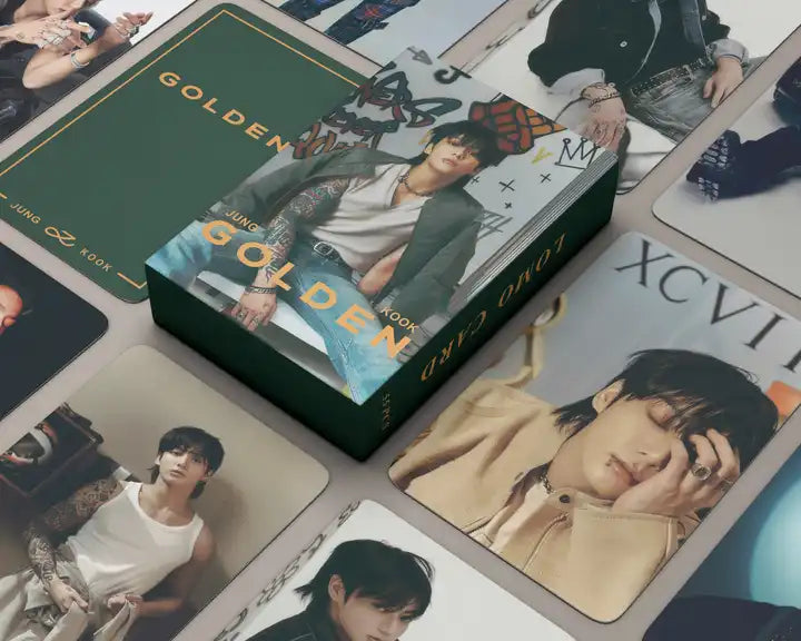 BTS JK GOLDEN PHOTO CARD SET