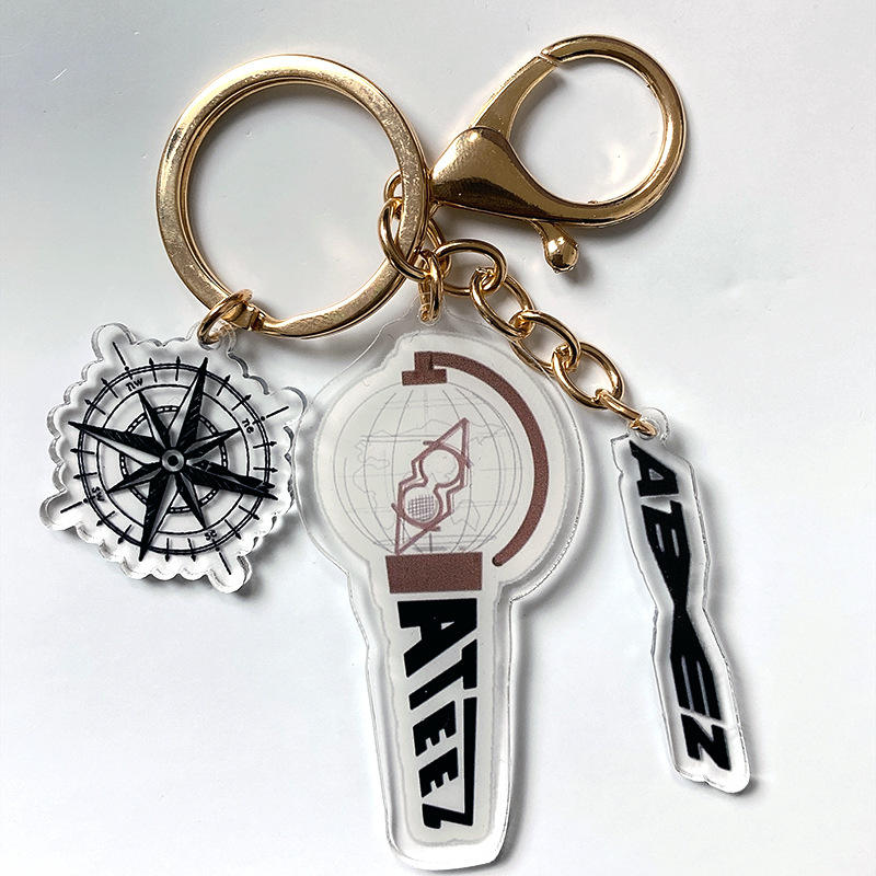 ATEEZ Lightstick Keychain