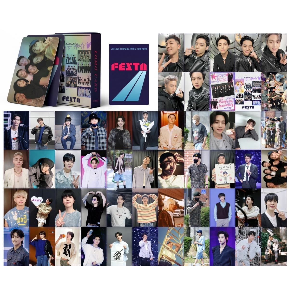 BTS 11TH ANNIVERSARY FESTA PHOTO CARD SET