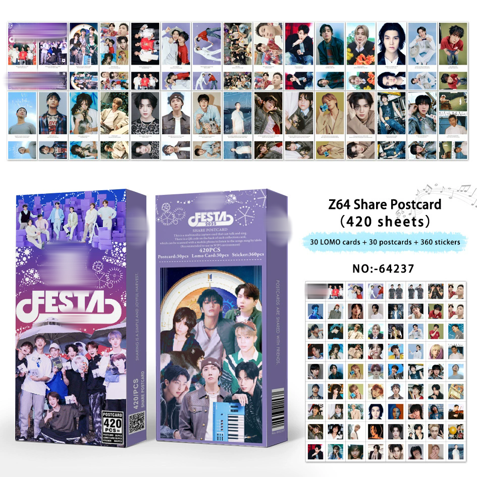 BTS PHOTO CARD POST CARD SET