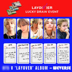 BTS V Solo Layover Photo Card Set
