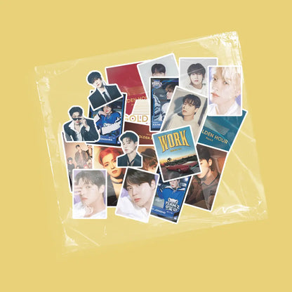 ATEEZ GOLDEN DECORATIVE STICKERS