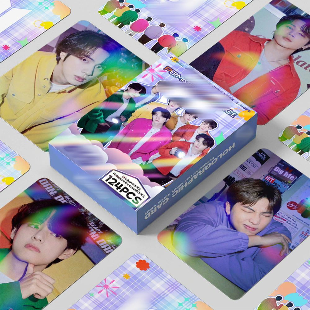 BTS Permission to Dance Live Laser PHOTO CARD SET