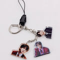 BTS ACRYLIC KEYCHAIN W/ TRIFECTA STRAPS