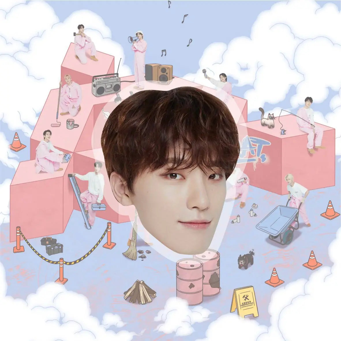 SEVENTEEN POP SOCKETS/PHONE HOLDER