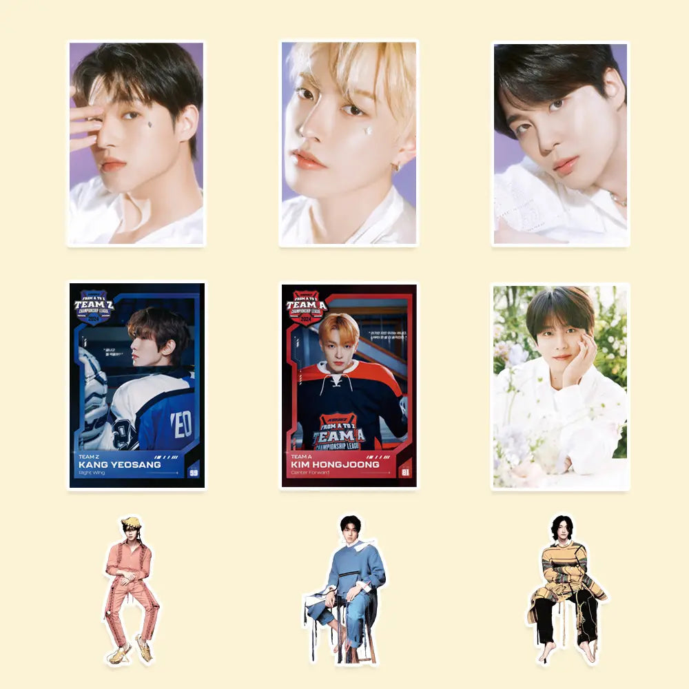 ATEEZ GOLDEN DECORATIVE STICKERS