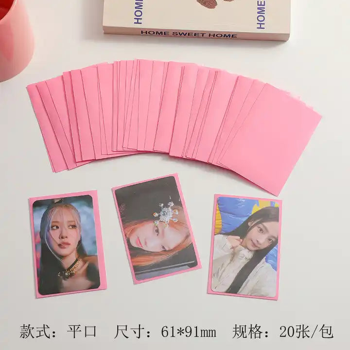 COLORED PHOTO CARD HOLDERS