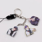 BTS ACRYLIC KEYCHAIN W/ TRIFECTA STRAPS