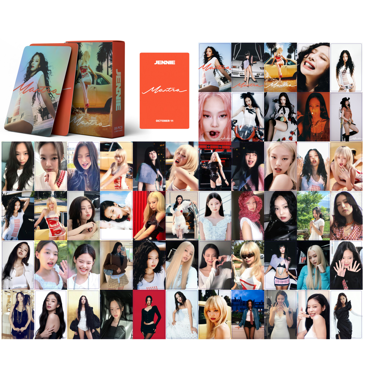 JENNIE MANTRA PHOTO CARD SET