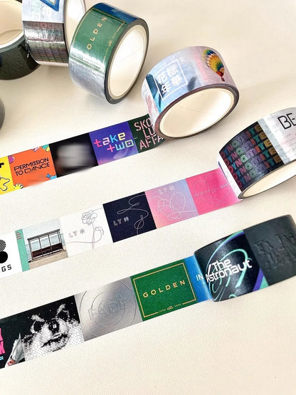 BTS ALBUM COVERS DISCOVERY DECORATIVE MASKING TAPE