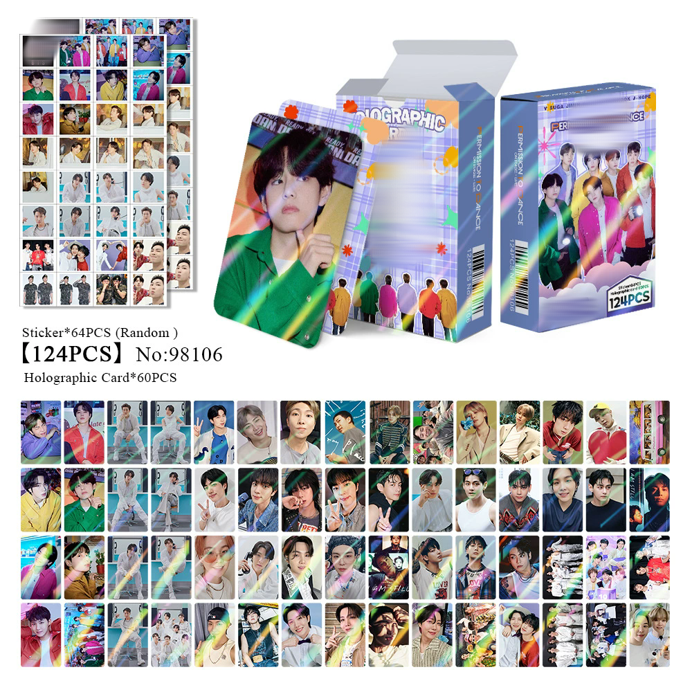 BTS Permission to Dance Live Laser PHOTO CARD SET