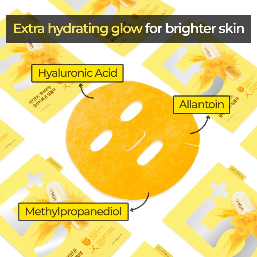 numbuzin No.5+ Glutathione Vitamin Concentrated Mask