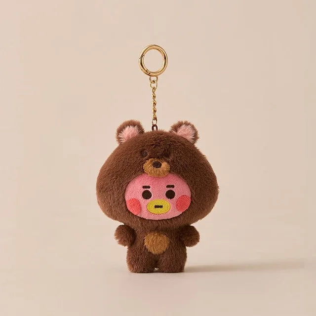 BT21 BABY Zoo Series Plush Doll Keychain