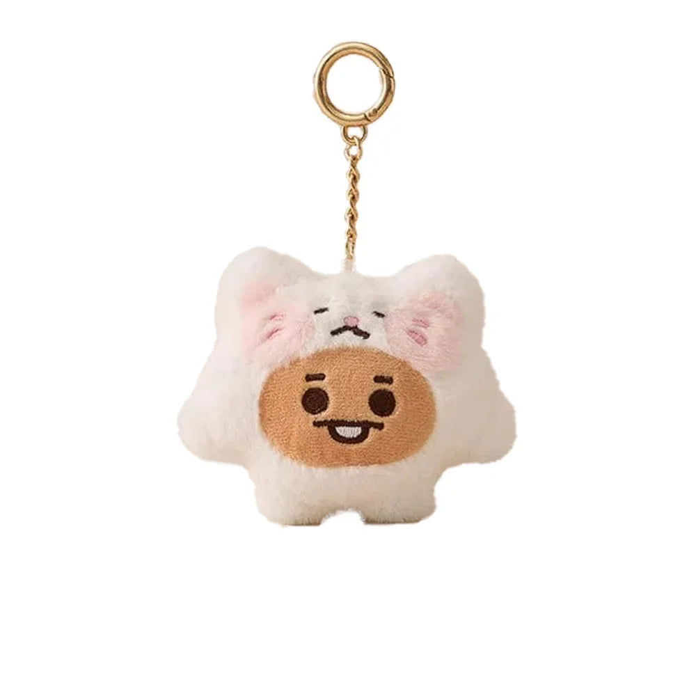 BT21 BABY Zoo Series Plush Doll Keychain