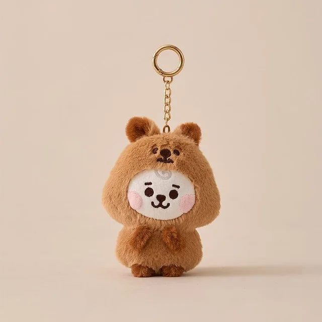 BT21 BABY Zoo Series Plush Doll Keychain