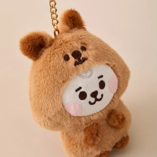 BT21 BABY Zoo Series Plush Doll Keychain