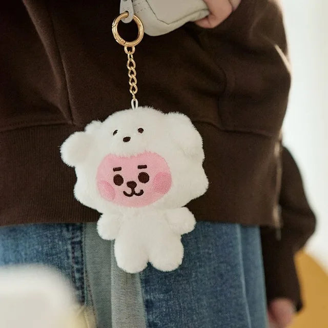 BT21 BABY Zoo Series Plush Doll Keychain