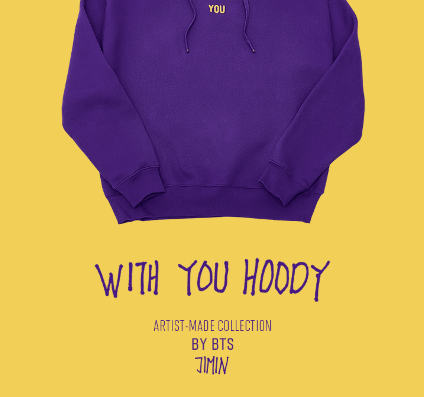 BTS JIMIN 'ARTIST-MADE' WITH YOU HOODIE