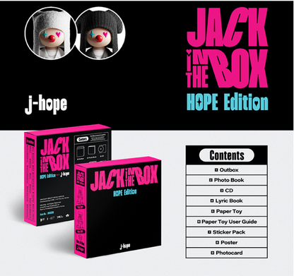 BTS J-HOPE - JACK IN THE BOX 1ST SINGLE ALBUM HOPE EDITION