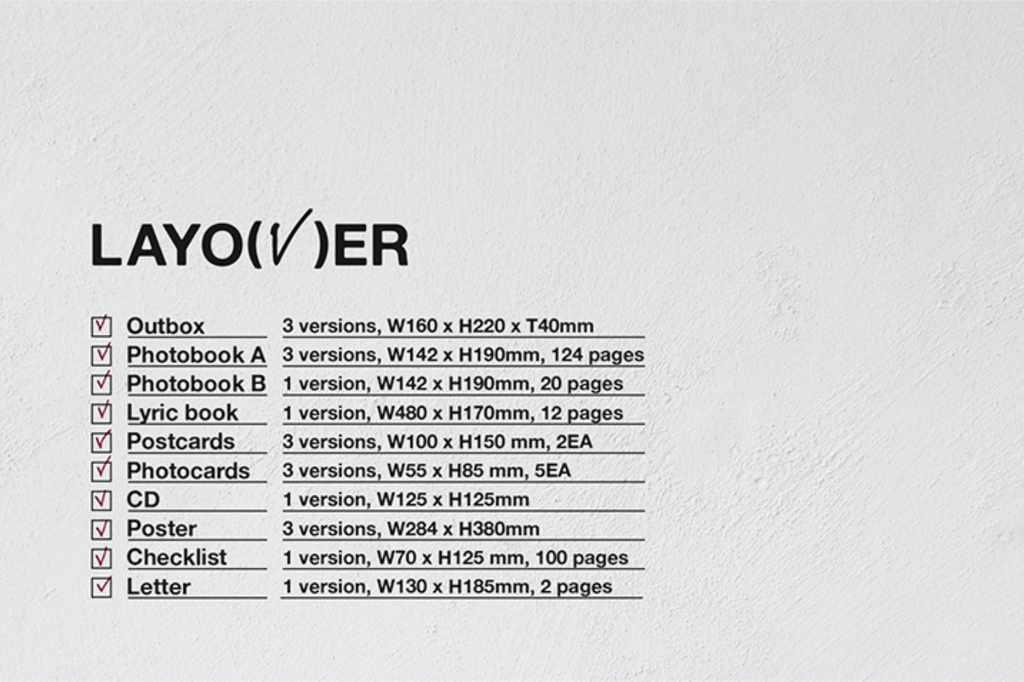 BTS V - LAYOVER 1ST SOLO ALBUM