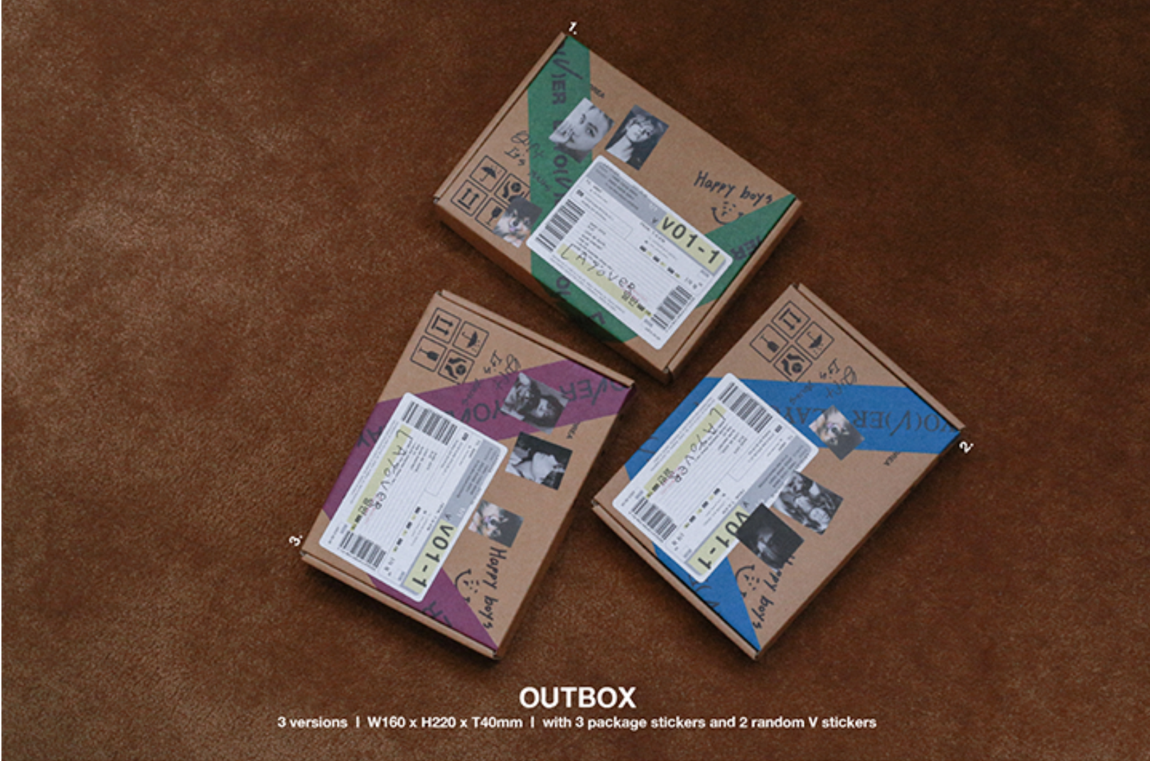 BTS V - LAYOVER 1ST SOLO ALBUM