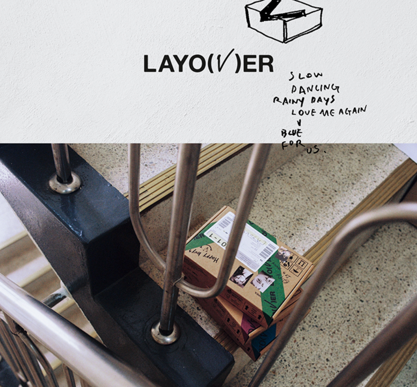 BTS V - LAYOVER 1ST SOLO ALBUM (WEVERSE GIFT)