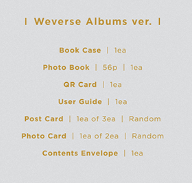 Jung Kook (BTS) 'GOLDEN' (Random)