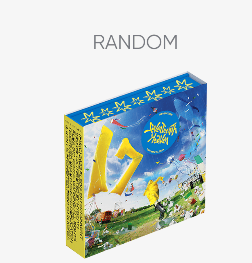 SEVENTEEN - 11th Mini Album 'SEVENTEENTH HEAVEN' - RANDOM